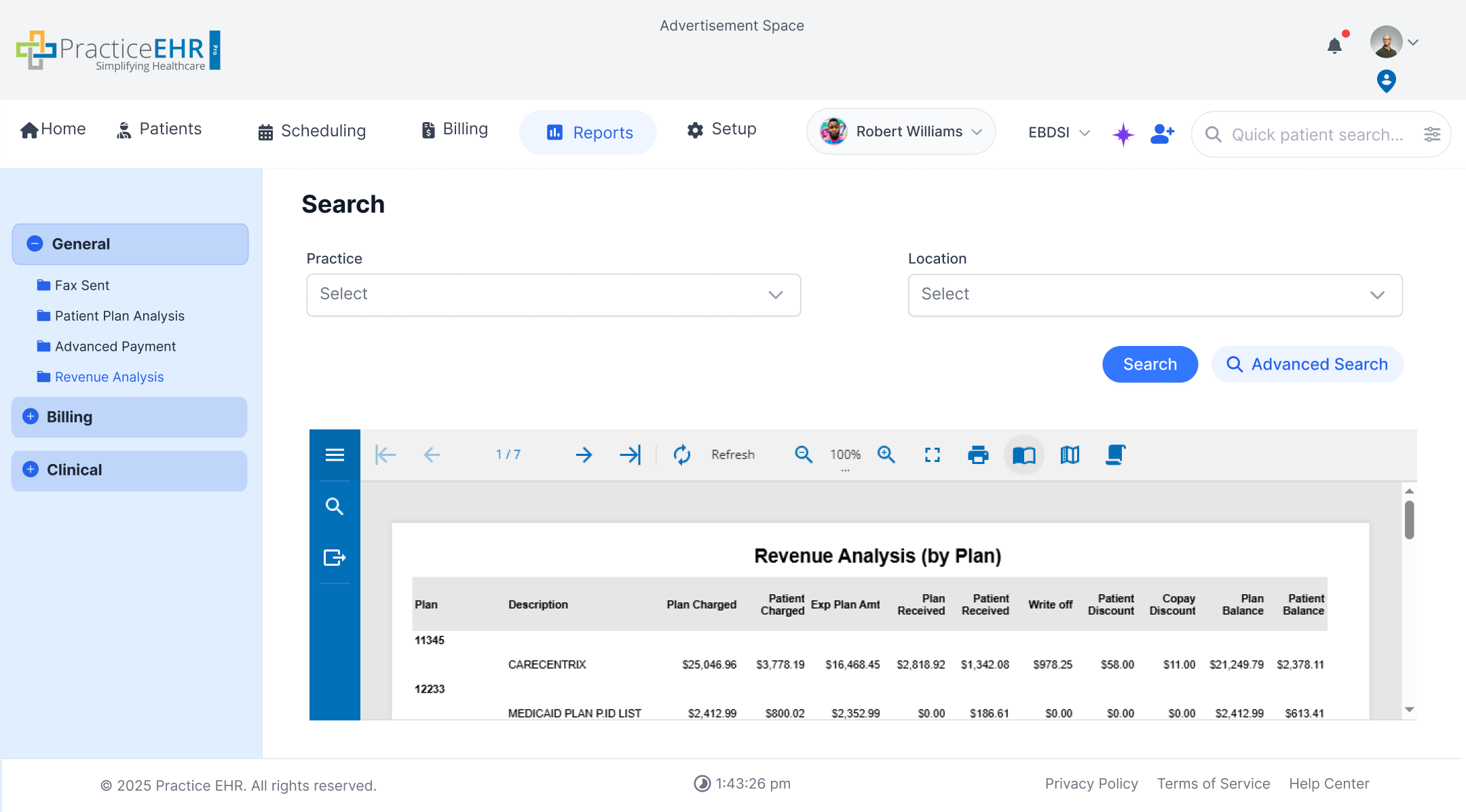 Active Report Grid example screenshot